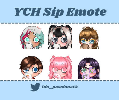 YCH Sip Emote